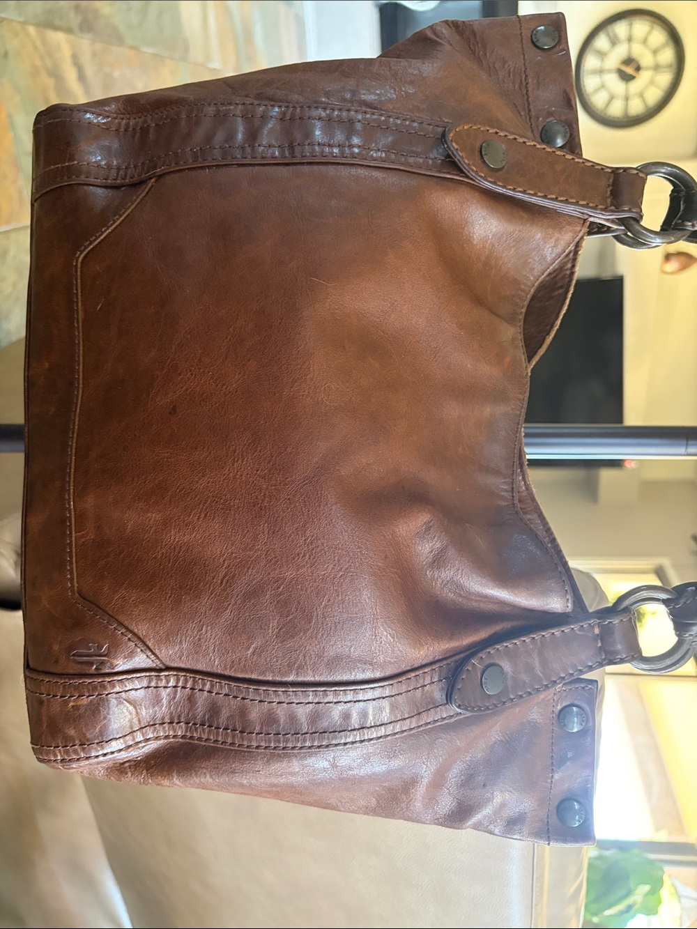 Frye Melissa Tote in Redwood - Picture 2 of 7